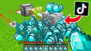 Я Проверил 7 ВИРУСНЫХ ЛАЙФХАКОВ из ТИК-ТОКА в МАЙНКРАФТ! Жесть