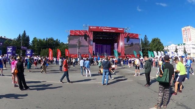 Прогулки по Омску в день города и 35-го Омского Международного марафона.... смотреть онлайн