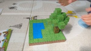 Магнитный конструктор Minecraft.