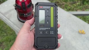 Приемник лазерного луча ADA LASERMARKER 70. Тест на улице в солнечный день. 40м.
