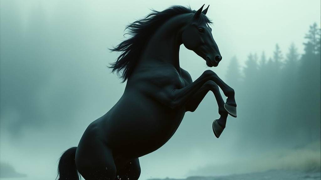 Чёрный конь