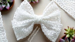 Бант из кружева🎀