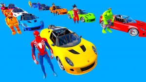 Мультики про машинки. Мультики для мальчиков. Супер гонки на машинах. Супергерои на машинах.