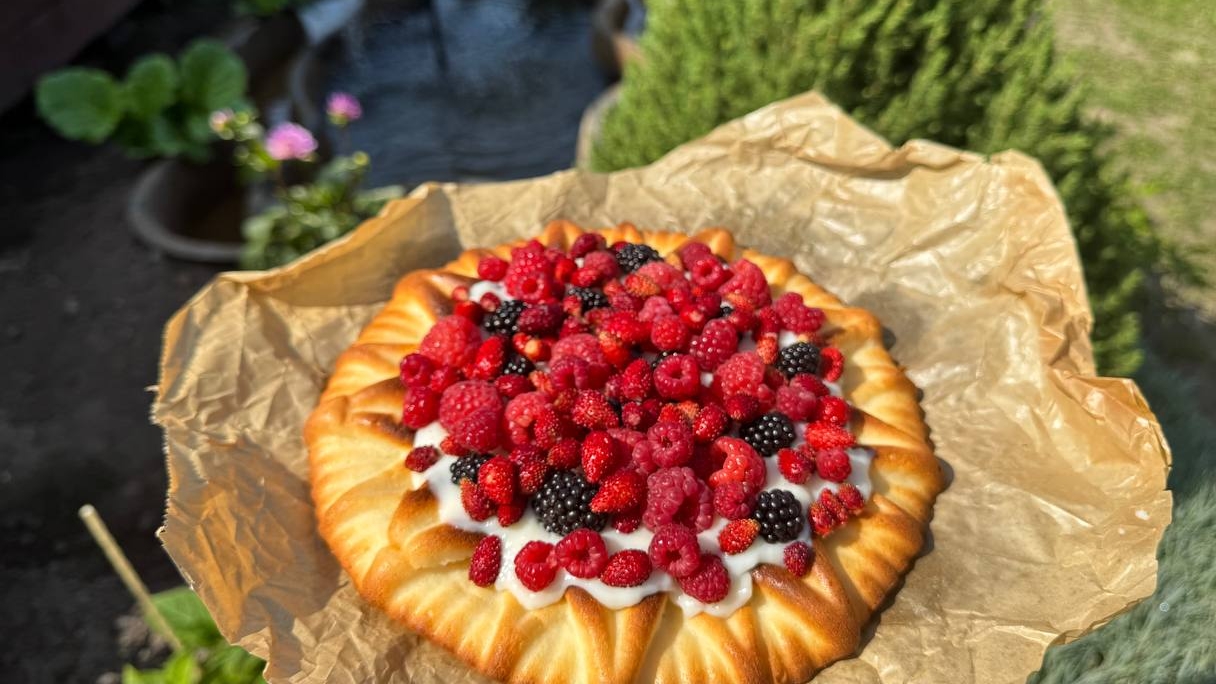 Летняя творожная запеканка