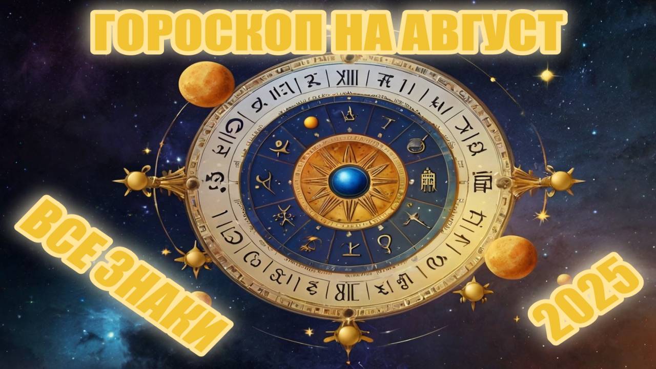 Гороскоп на август 2025 года
