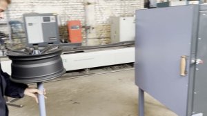 Печь для порошковой покраски дисков