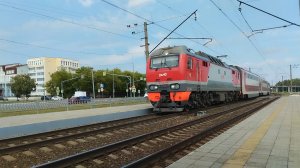 Двухэтажный поезд ЭП2К-478, маршрут Самара - Саранск - Санкт-Петербург