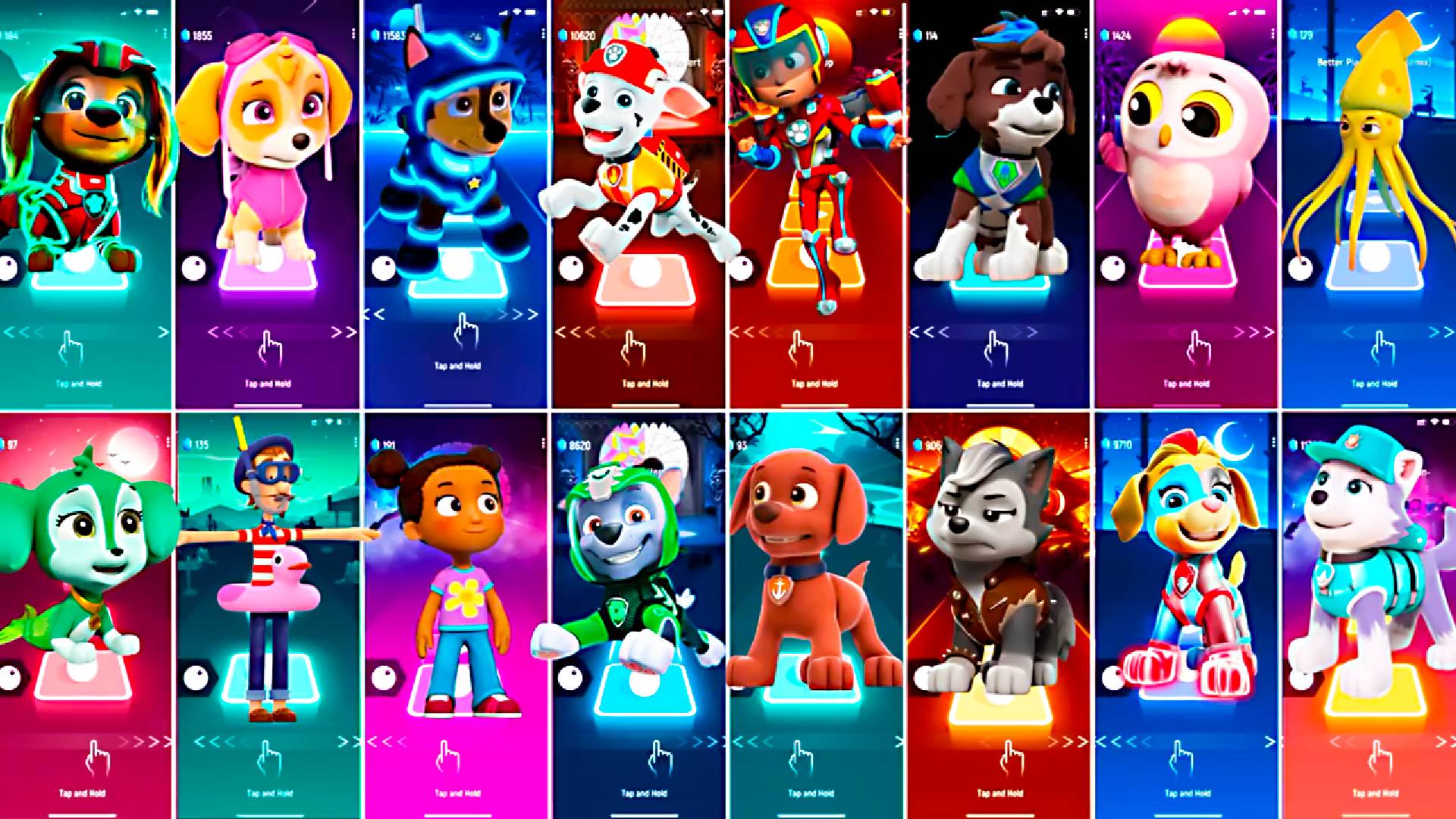 Paw Patrol All Video Megamix LIBERTY VS SKYE VS CHASE VS MARSHALL VS RYDER смотреть онлайн