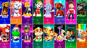 Paw Patrol All Video Megamix DWAYNE VS EVEREST VS CHASE VS MARSHALL VS ROCKY VS ZUMA VS RYDER