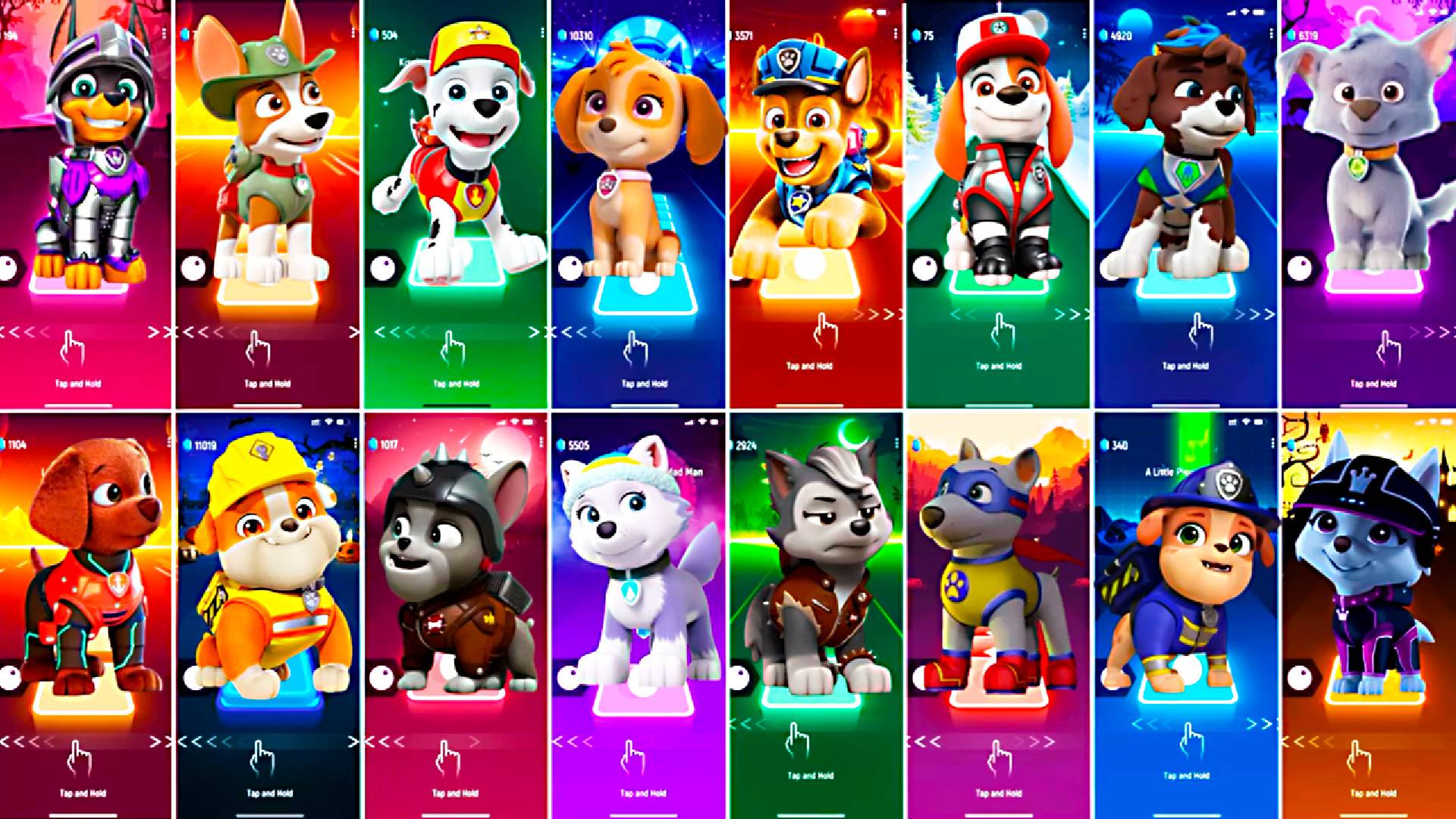 Paw Patrol All Video Megamix CLAW VS TRACKER VS MARSHALL VS SKYE VS CHASE VS AL VS ROCKY смотреть онлайн