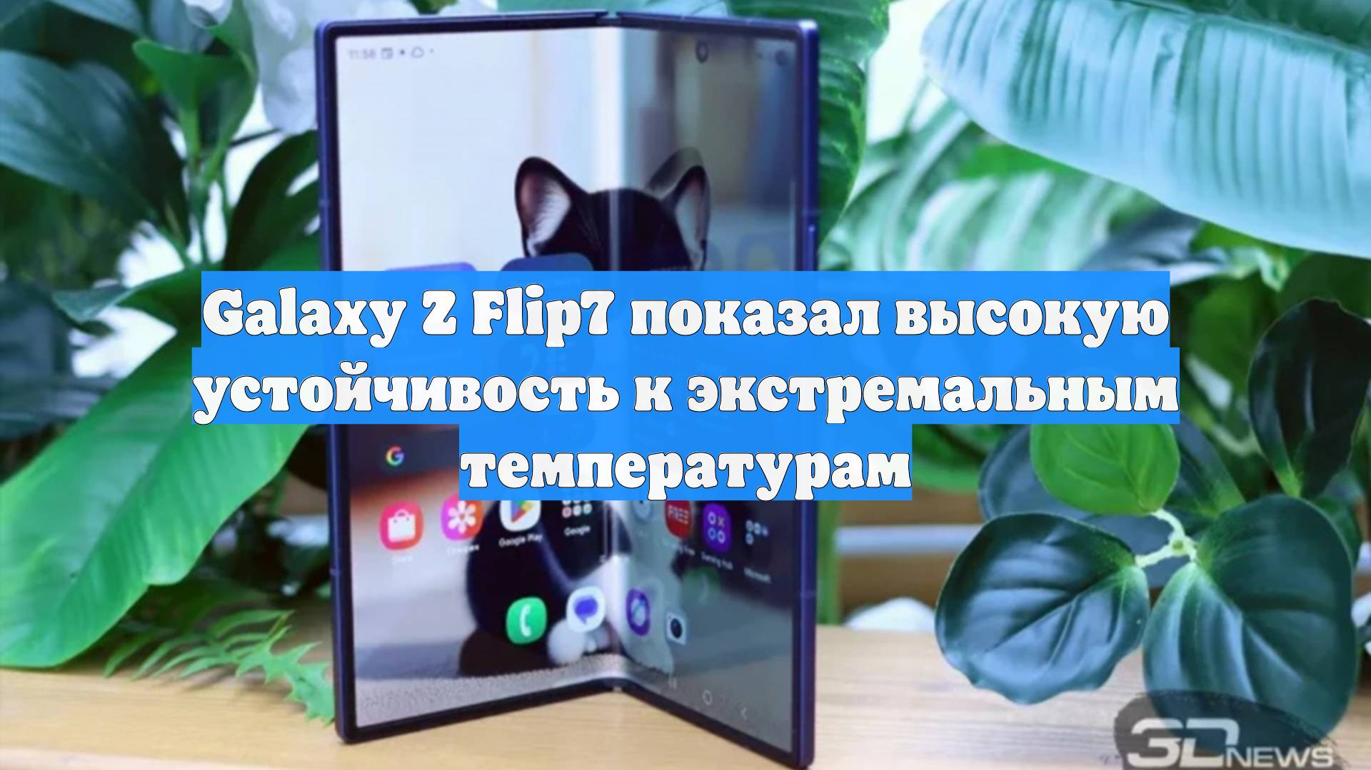 Galaxy Z Flip7 показал высокую устойчивость к экстремальным температурам