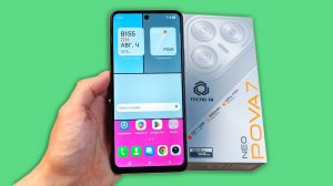 TECNO POVA 7 NEO - НЕОБЫЧНЫЙ ДИЗАЙН И БАТАРЕЯ 7000MAH!