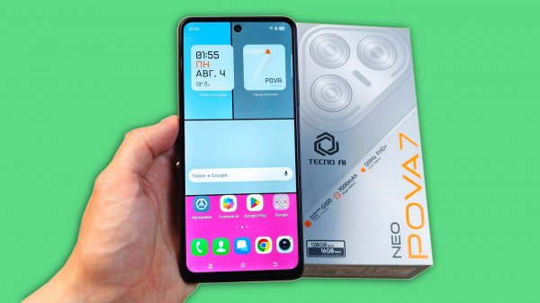 TECNO POVA 7 NEO - НЕОБЫЧНЫЙ ДИЗАЙН И БАТАРЕЯ 7000MAH!