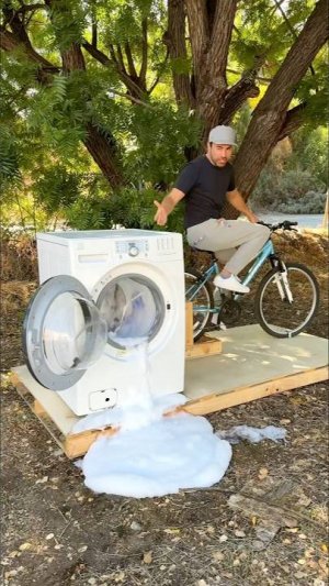 Велосипед - Стиральная Машина (Марк Робер НАСА | Mark Rober NASA)