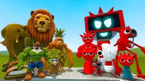 НОВЫЕ ВСЕ ИТАЛЬЯНСКИЕ AI-БРЕЙНРОТ МЕМЫ vs ВСЯ СЕМЬЯ РЭДДИ СПРУНКИ В GARRY'S MOD!