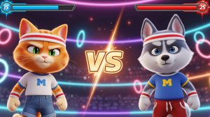 КОТИК против ЩЕНКА — музыкальный БАТТЛ для детей!