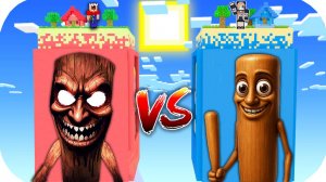 ЧАНК САУРА vs ЧАНК КОШМАРНОГО САУРА В МАЙНКРАФТ! БИТВА ЧАНКОВ MINECRAFT