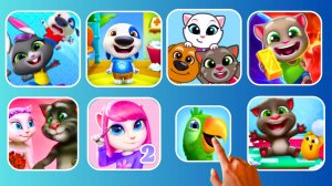 My Tom Loves Angela, My Talking Angela 2, Talking Pierre the Parrot,  My Talking Tom 2