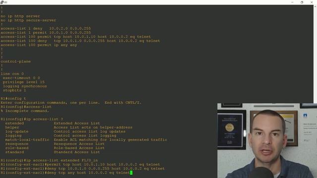 007. Named ACLs Lab Demo смотреть онлайн