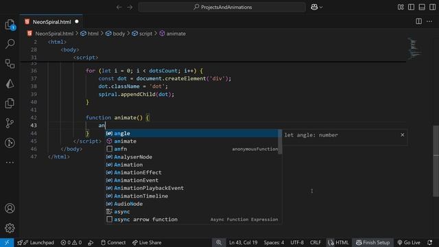 Creating a Hypnotic Dot Spiral with JavaScript & CSS смотреть онлайн