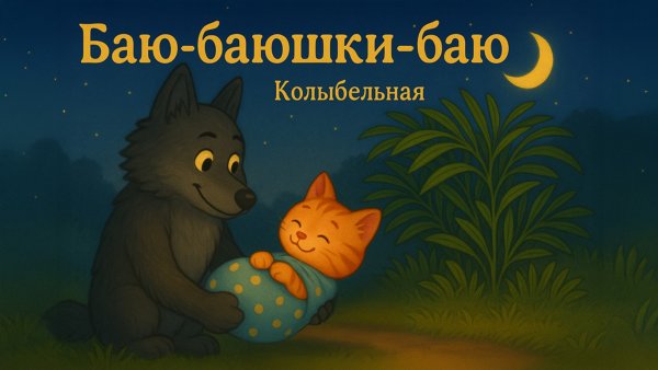 Баю-баюшки-баю, не ложися на краю. Колыбельная для детей.