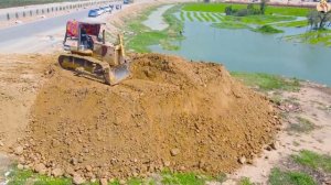 Строительство, засыпка новый участок , обзор