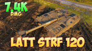 Latt Strf 120 • Редкий экземпляр! - 5 Фрагов 7.4K Урона • Мир Танков