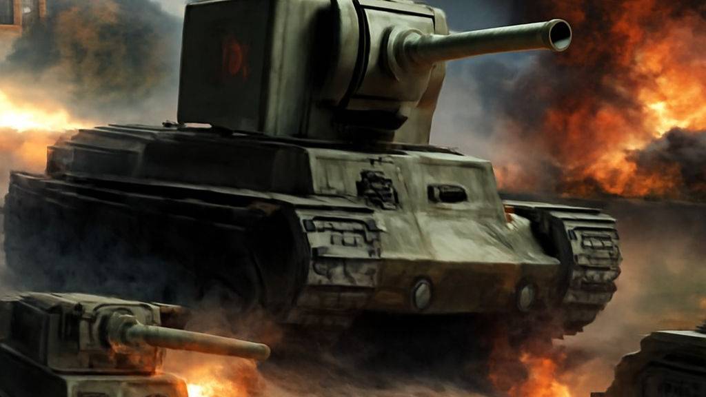 КВ-2 вышел на бой как настоящий зверь — сразу размотал двух противников и наколотил 583 урона! � Пус смотреть онлайн