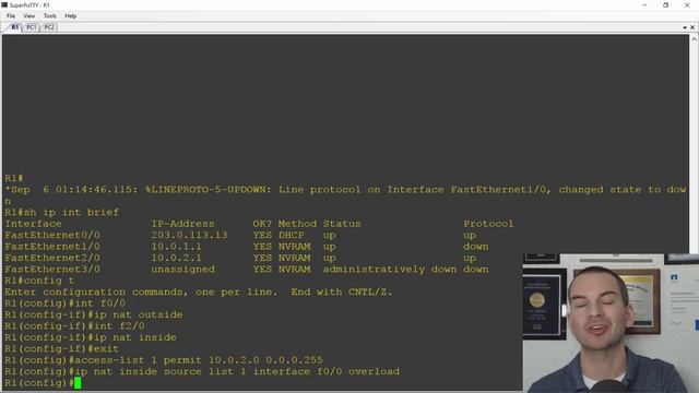 009. PAT Port Address Translation Lab Demo смотреть онлайн
