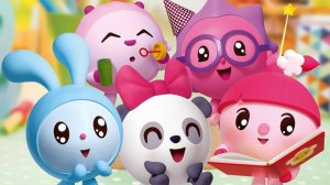 Малышарики - Раскраска | Учим Цвета для малышей | Мультик для малышей | Развивающие мультики