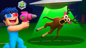 👽99 НОЧЕЙ В ЛЕСУ ЗА ИНОПЛАНЕТЯНИНА! РОБЛОКС ROBLOX