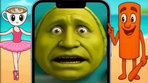 Балеррина Капучина и Тан Сатур смотрят смешные TikTok-мемы #1