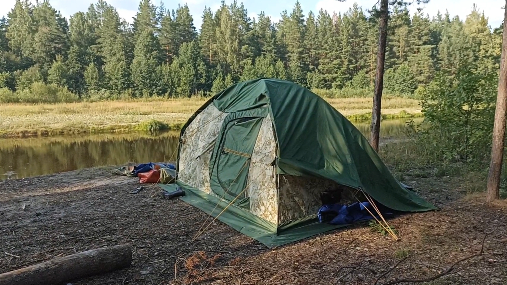 Мобиба.К7.Наша жилая палатка.С тентом. смотреть онлайн