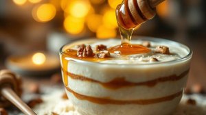 Гурьевская каша( с орехами и мёдом)