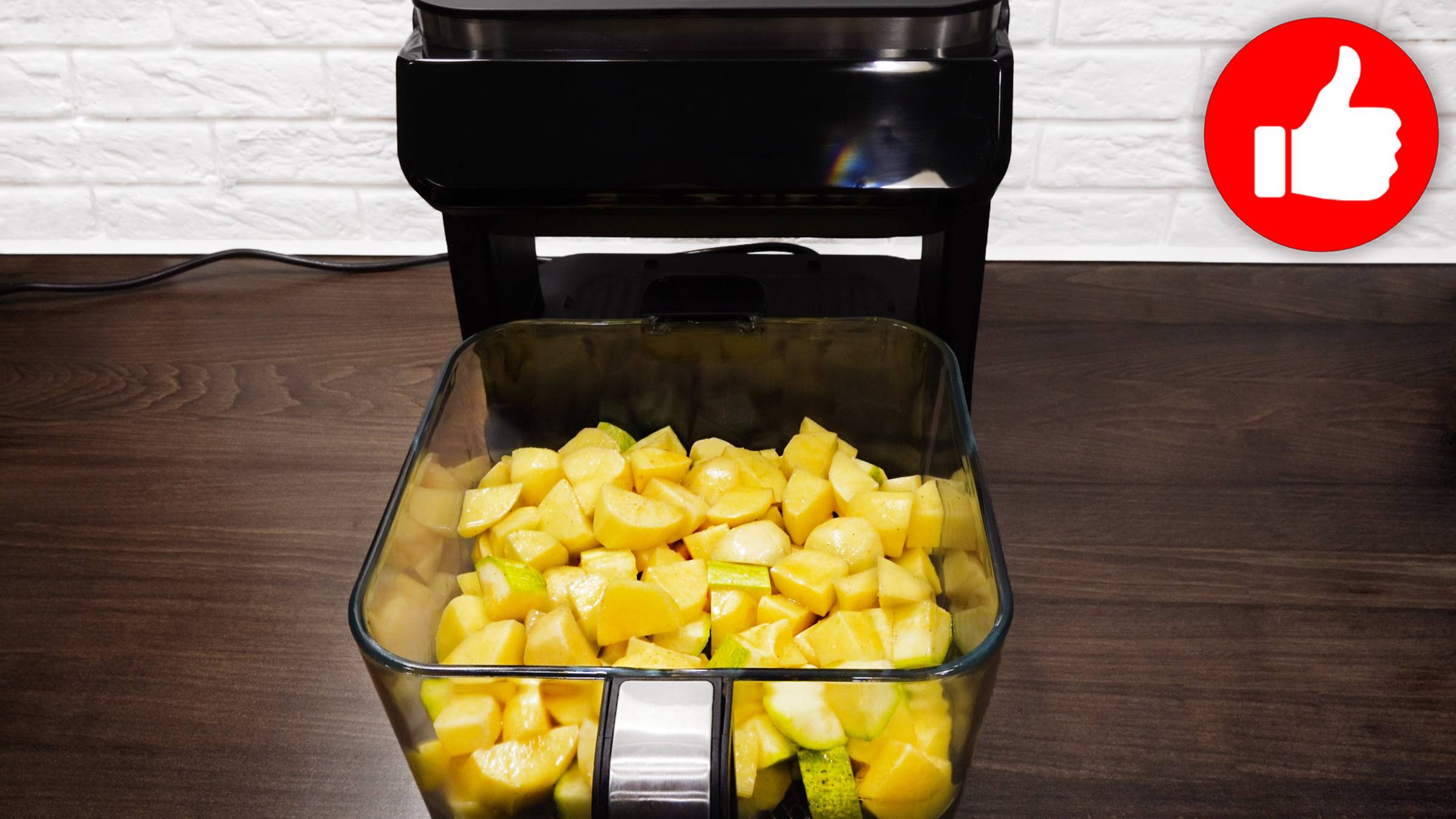 Этот рецепт картошки с кабачком Вас покорит! Очень вкусно. Простой Ужин в аэрогриле! смотреть онлайн