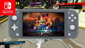 SONIC FORCES Nintendo Switch Lite Gameplay