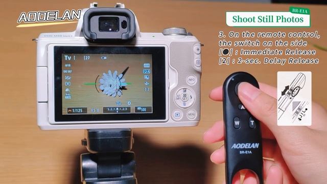 Беспроводной пульт дистанционного управления AODELAN BR-E1 для Canon смотреть онлайн
