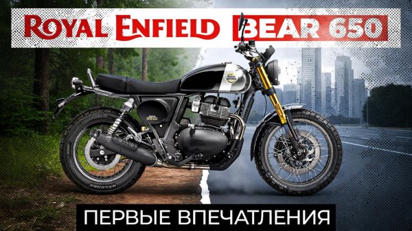 Royal Enfield Bear 650 первые впечатления владельца.