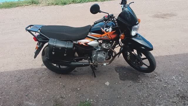 мотоцикл TVS HLX 150X, в выходной день.