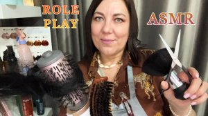 ✂️АСМР🪮Усыпляющая Стрижка💇🏻Укладка Лечение и Мытьё Волос🚿 РОЛЕВАЯ ИГРА🪮ПАРИКМАХЕР