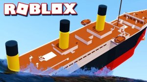 я рассказываю своё великое путешествие на Титанике в roblox
