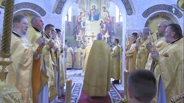 Архиерейское богослужение во Владимирском соборе г. Ставрополя 3 августа 2025 года