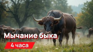 Звуки для соседей - низкое, глубокое мычание быка с небольшими промежутками