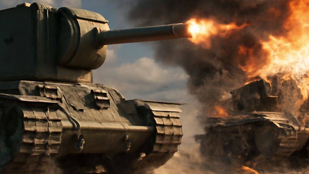 В сегодняшнем ролике КВ-2 отправляется воевать даже в пустыне! Этот монстр с огромной башней настига смотреть онлайн