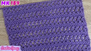 АЖУРНЫЙ УЗОР ГОРИЗОНТАЛЬНАЯ СЕТКА / Сетчатый узор спицами / Мастер-класс по вязанию