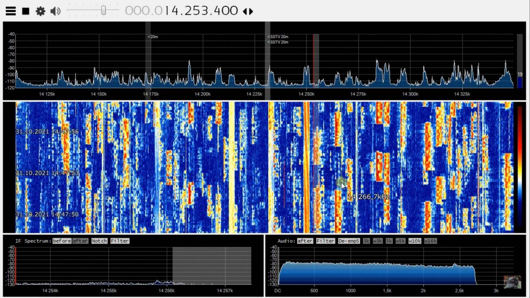 SharpSDR программа / работа с AIRSPY Server Network / смотреть онлайн