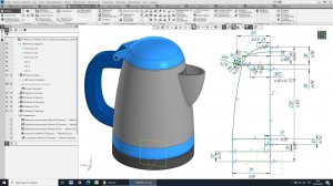Cборка электрочайника на основе детали-прототипа в Компас-3D