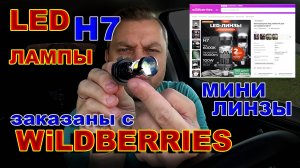 Мини Линзы Н7 LED 6000K, Заказанные с WB