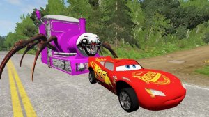 Эпический побег от Молнии Маккуина, пожирателя драконов и паровозика