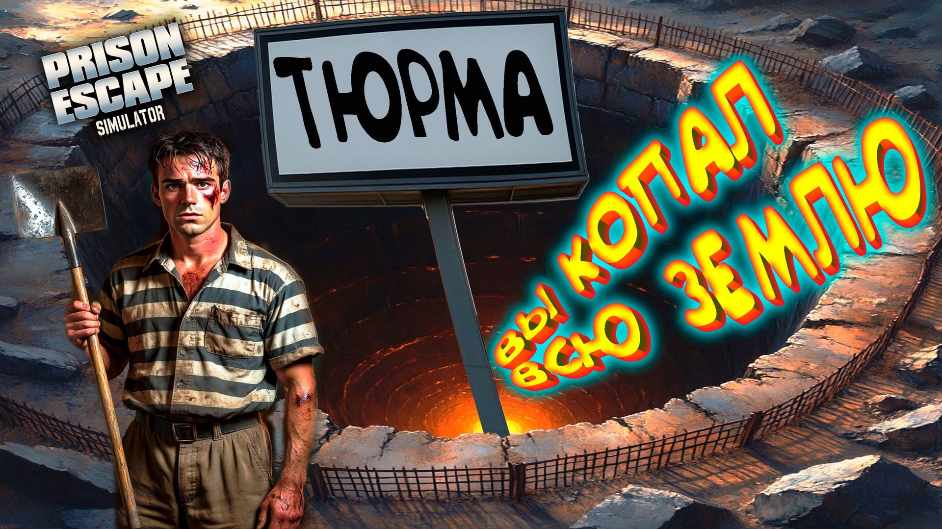 ВЫКОПАЛ ВСЮ ЗЕМЛЮ!!! ◈ Prison Escape Simulator: Dig Out